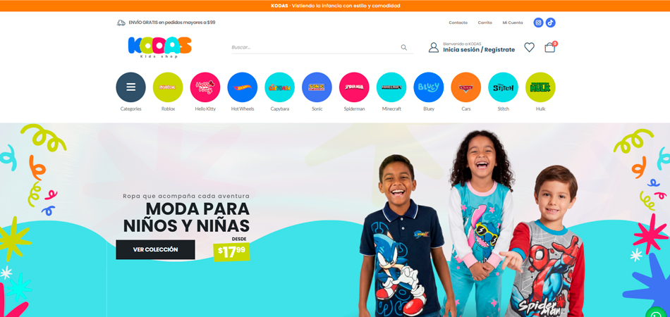Plataforma E-commerce con panel de gestión desarrollada por Creaventus Digital
